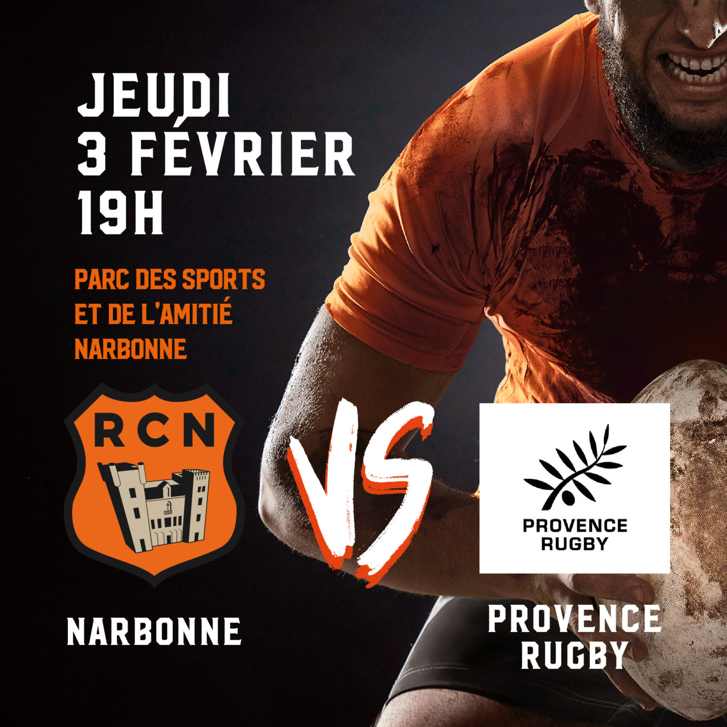 COMPOSITION D’EQUIPE RCN – PROVENCE RUGBY
